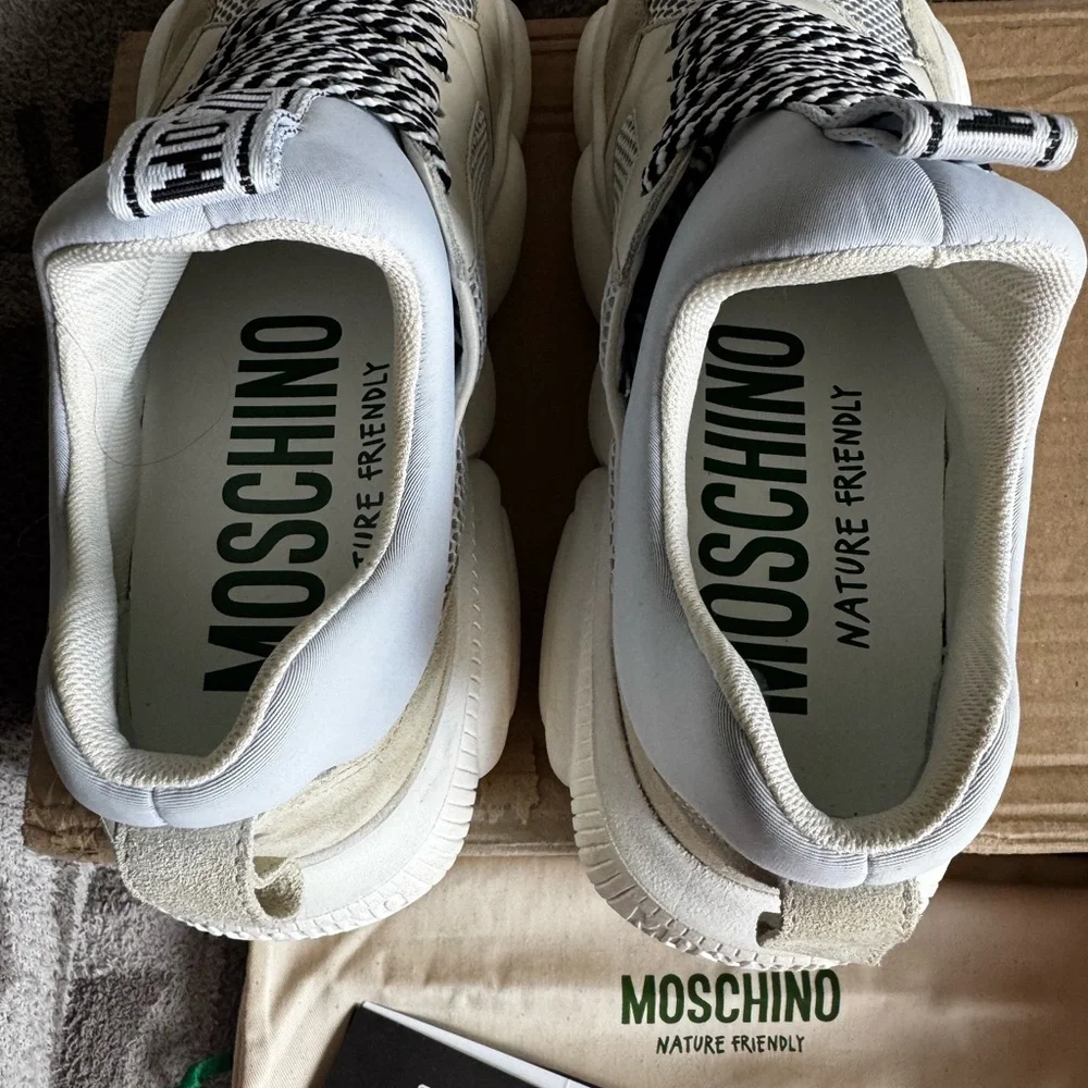 Moschino teddy sneakers white size 42 - Picture 12 of 13